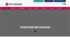 Desktop Screenshot of elycollege.com