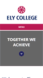 Mobile Screenshot of elycollege.com