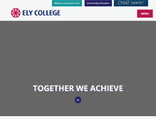 Tablet Screenshot of elycollege.com